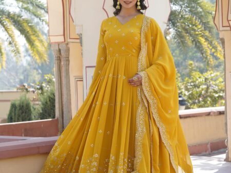 Yellow Haldi Dress