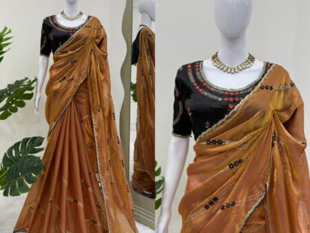 Beautiful Colour Designer Saree