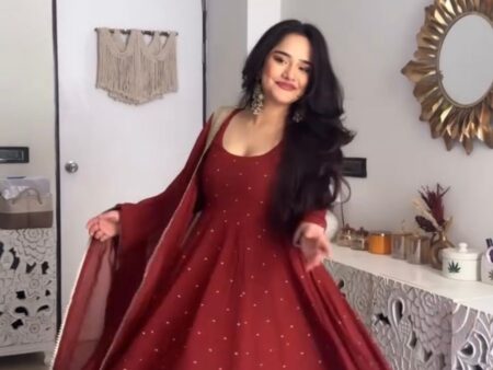 Designer Gown Set Elegant Ethnic Wear