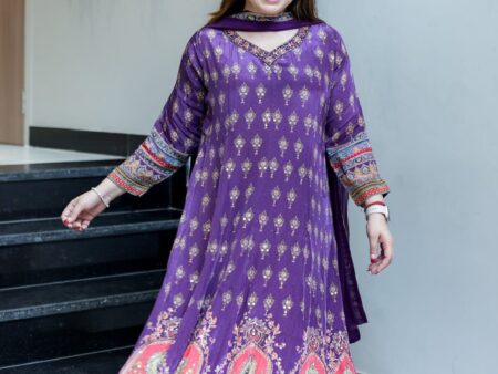 Premium Chinon Fabric Kurti Set