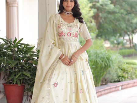 Designer Sequins Embroidered Lehenga Choli Set